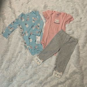 Carter’s 3-pc Set Size 12m NWT